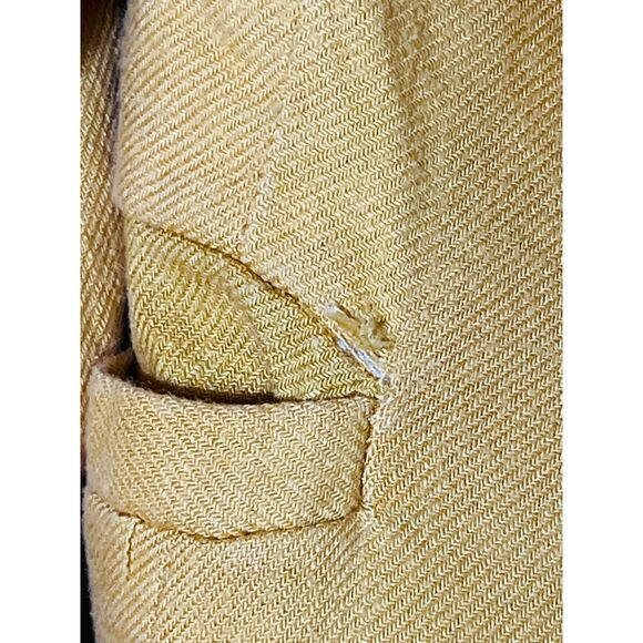 Jules & Leopold Mustard Yellow Blazer Fall Tailored Casual Small Petite Gathered - Picture 7 of 11